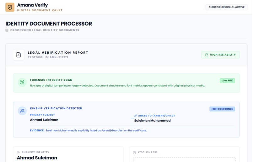 Amana Verify – screenshot 3
