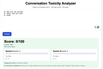 Conversation Toxicity Analyser