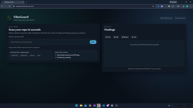 VibeGuard – screenshot 1
