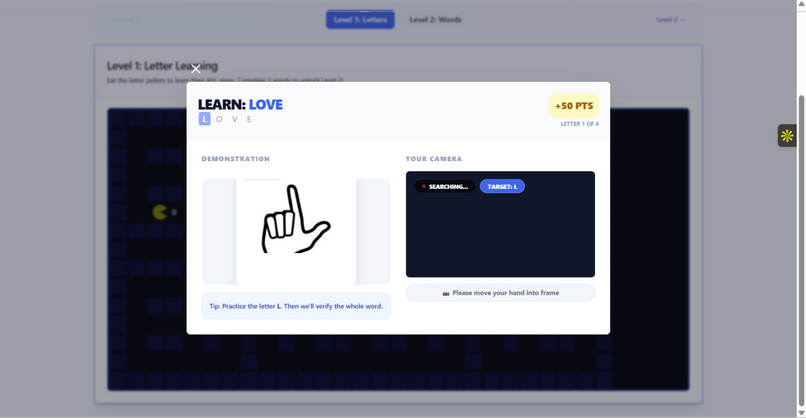 SignLang Pacman – screenshot 3