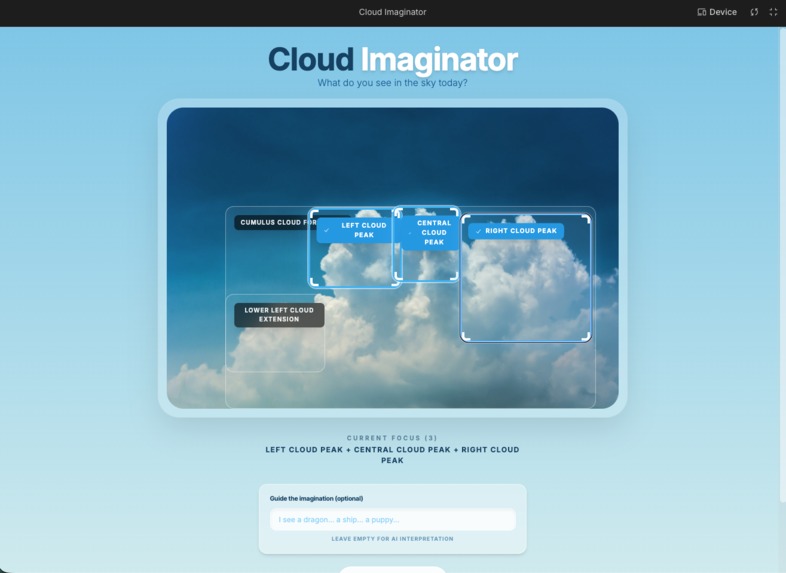 Cloud imaginator – screenshot 2