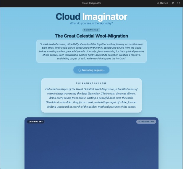 Cloud imaginator – screenshot 3