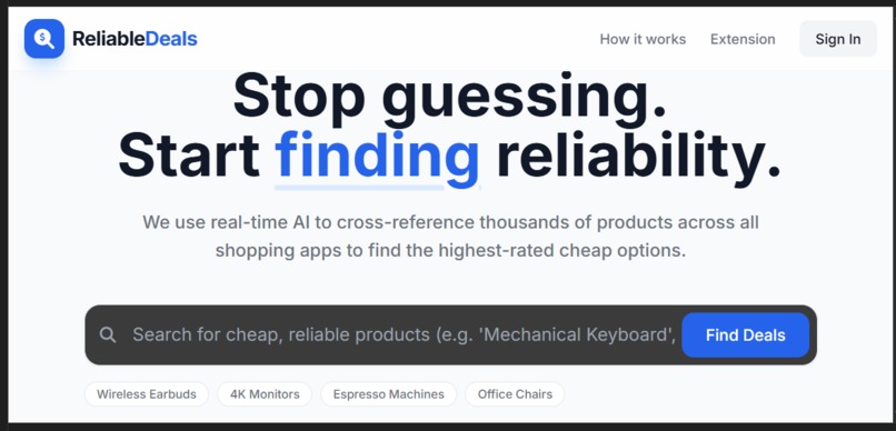 Reliable Deals – screenshot 1