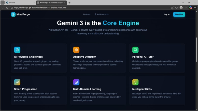 MindForge: Gemini-Powered Adaptive Learning – screenshot 2