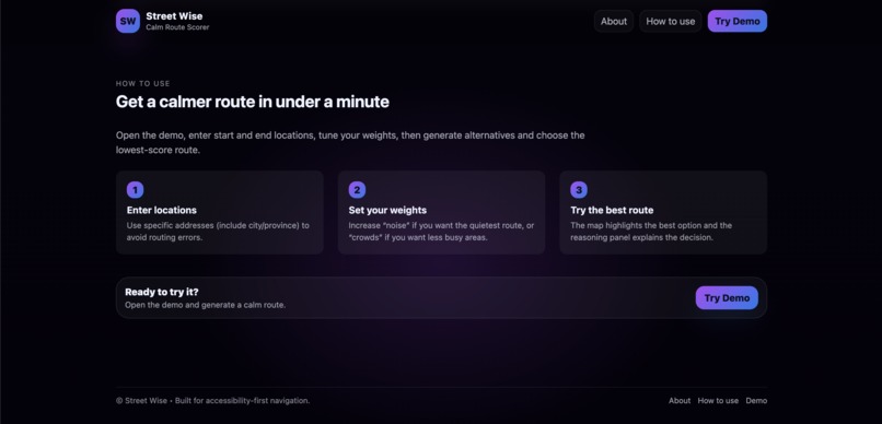 streetWise – screenshot 3