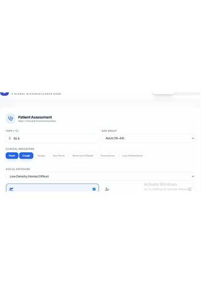 InfecTrack AI-Risk Monitoring System – screenshot 1