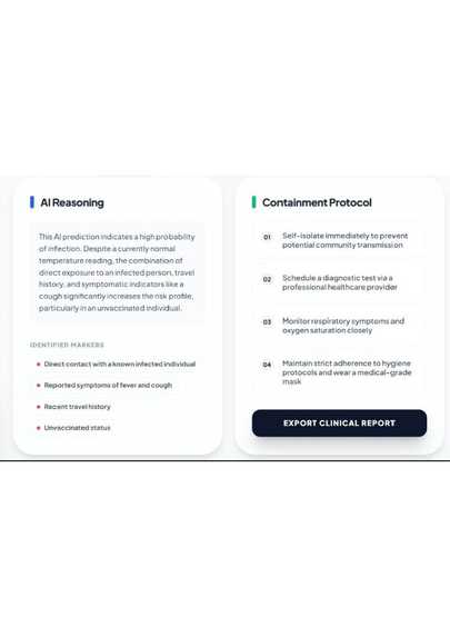 InfecTrack AI-Risk Monitoring System – screenshot 3