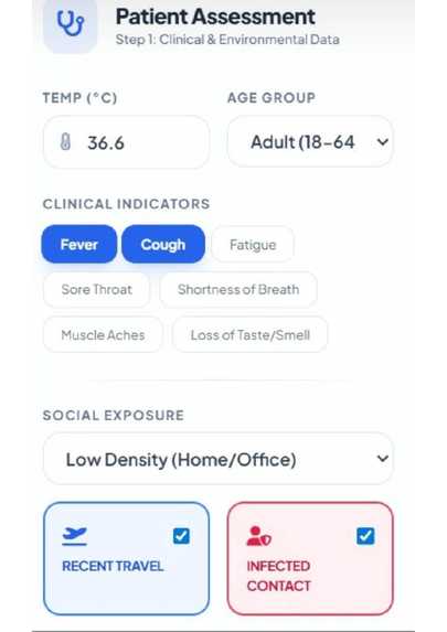 InfecTrack AI-Risk Monitoring System – screenshot 4