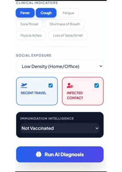 InfecTrack AI-Risk Monitoring System – screenshot 5