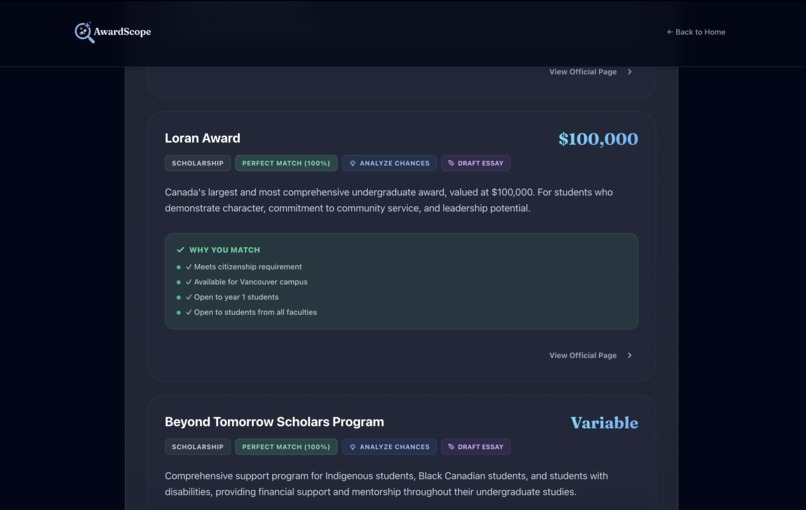 AwardScope – screenshot 11