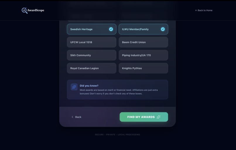 AwardScope – screenshot 7