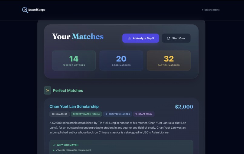 AwardScope – screenshot 8