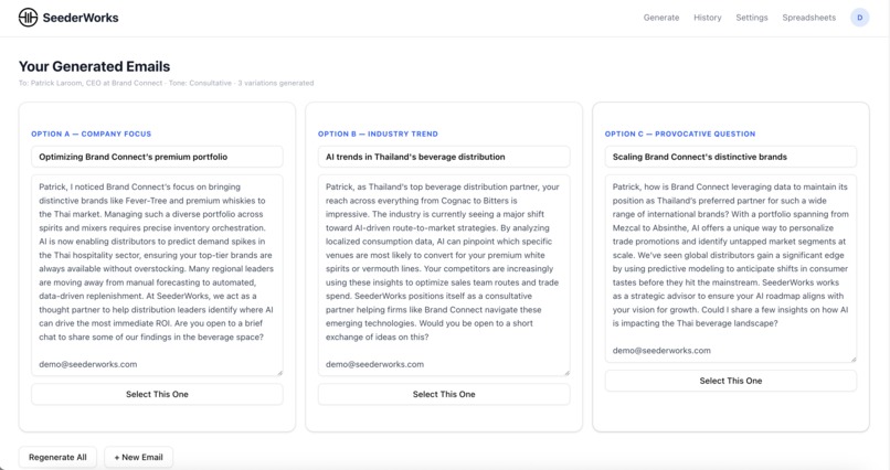Seeder Email Studio – screenshot 3