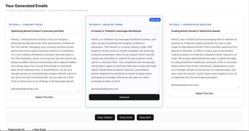 Seeder Email Studio – screenshot 4