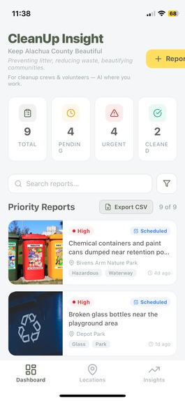 Keep Alachua County Beautiful — Website & Litter Tracker – screenshot 3