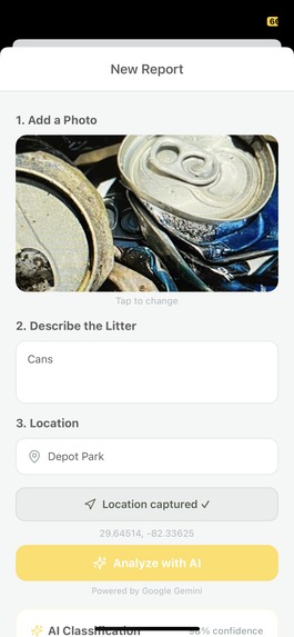 Keep Alachua County Beautiful — Website & Litter Tracker – screenshot 6