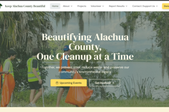 Keep Alachua County Beautiful — Website & Litter Tracker
