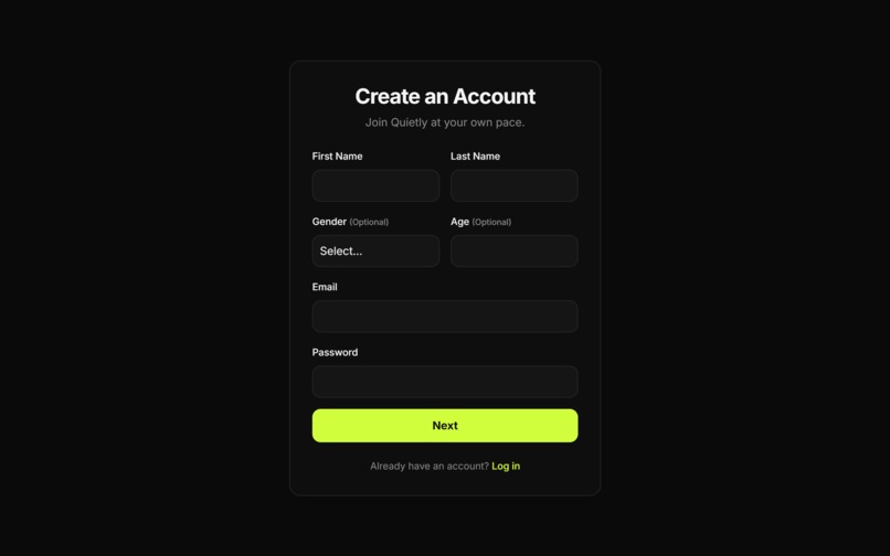 QUIETLY – screenshot 1