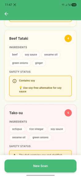 SafePlate – screenshot 1