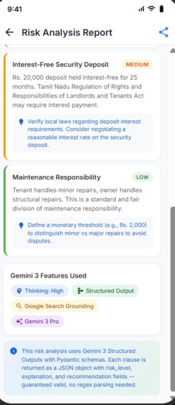 LegalLens – screenshot 2