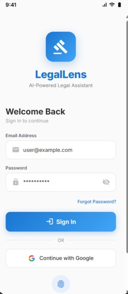 LegalLens – screenshot 5