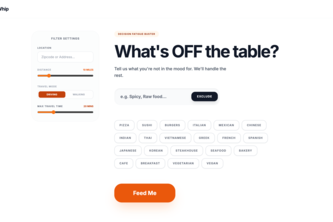 What's OFF the Table