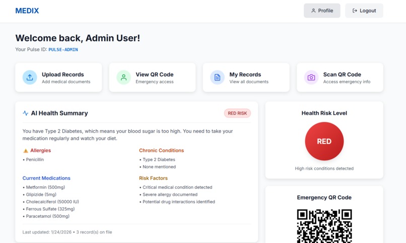 MEDIX – screenshot 2