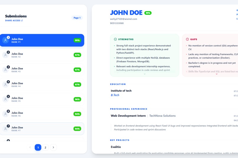 Evalitix – screenshot 6