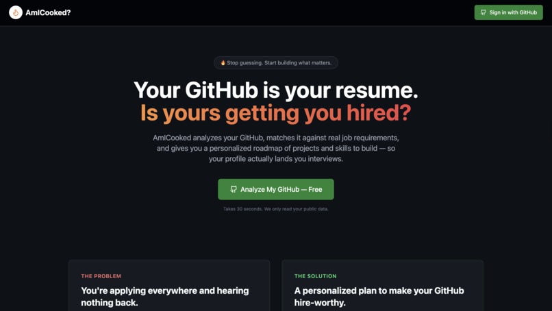 AmICooked – screenshot 1