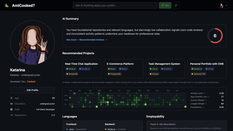 AmICooked – screenshot 2