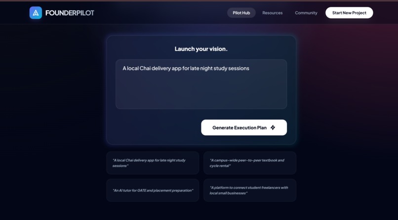 FounderPilot AI – screenshot 2
