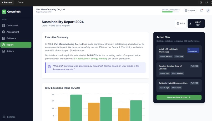 GreenPath SME Copilot – screenshot 4