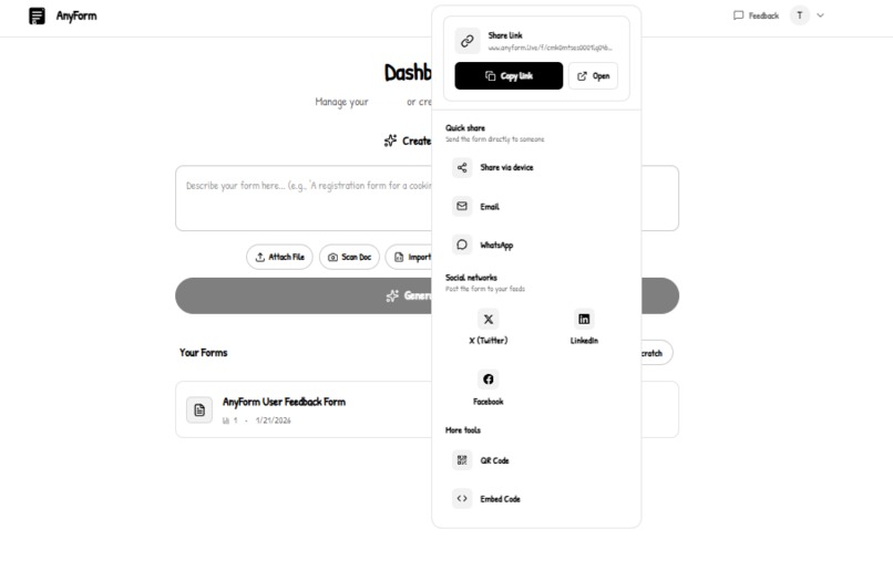 anyform(AI form builder) – screenshot 6