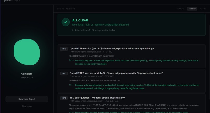 pentest.agent – screenshot 3