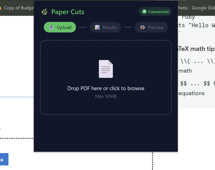 PaperCuts – screenshot 1