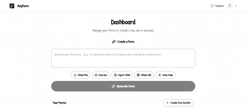 anyform(AI form builder) – screenshot 2