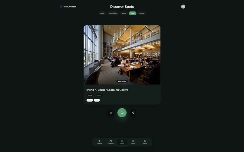 VanConnect – screenshot 2