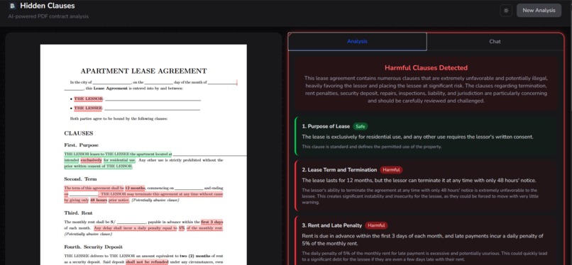 Hidden Clauses – screenshot 3