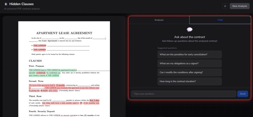 Hidden Clauses – screenshot 2