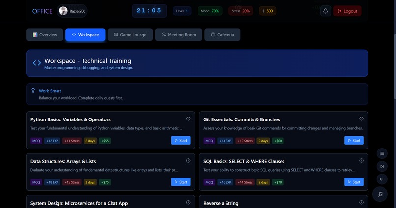 Office RPG : The career training simulator – screenshot 4