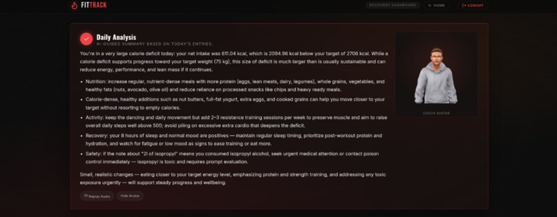 FitTrack – screenshot 3