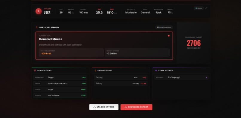 FitTrack – screenshot 2