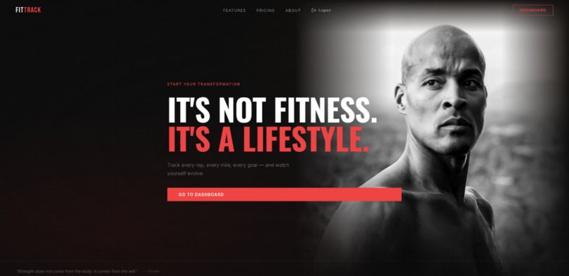 FitTrack – screenshot 1