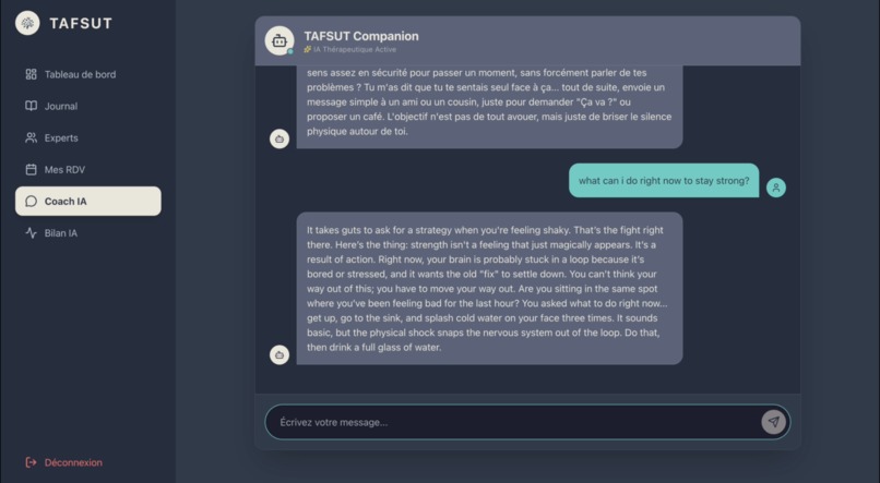 TAFSUT: The AI ​​Companion for Addiction Recovery in MENA – screenshot 9