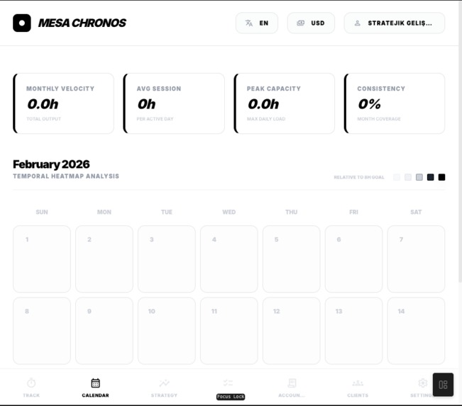 MESA CHRONOS: AI-Powered Multi-Client Time Tracker – screenshot 2