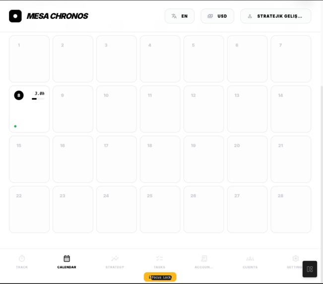 MESA CHRONOS: AI-Powered Multi-Client Time Tracker – screenshot 4