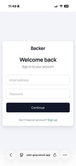 Backer – screenshot 5