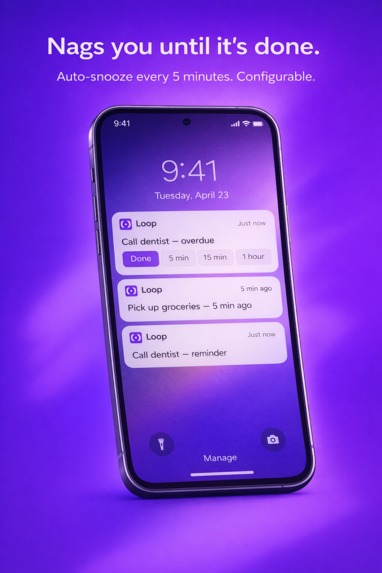 Loop - Reminders & Nagging – screenshot 5