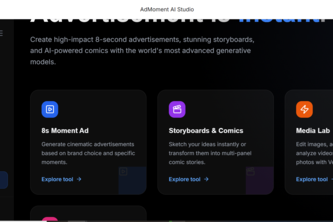 Admoment AI studio