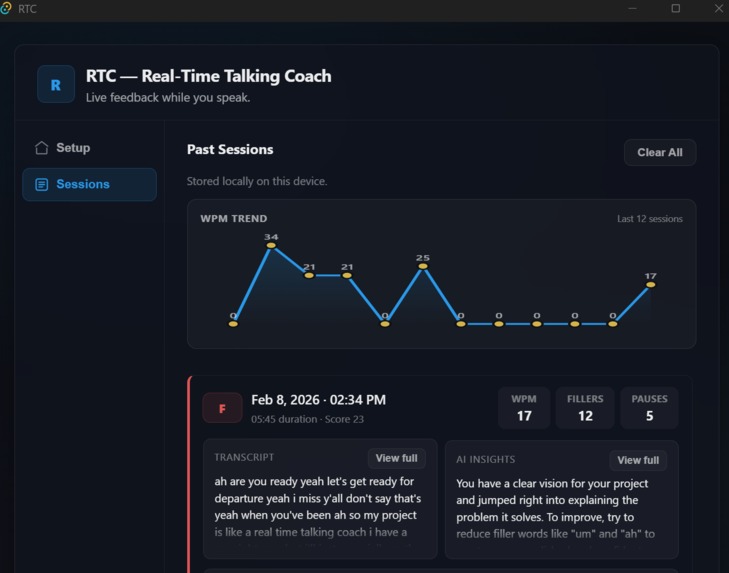RTC – screenshot 2